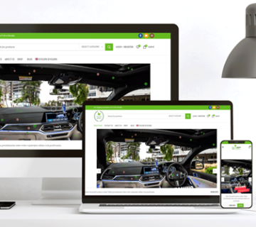 طراحی سایت دو زبانه nature store