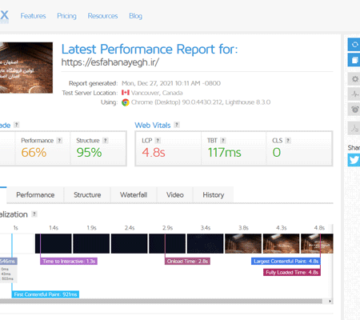 سرعت سایت اصفهان عایق
